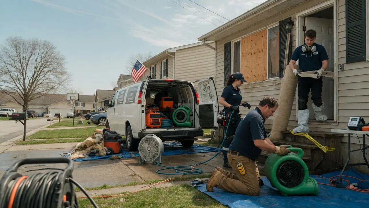 Water Damage Restoration in Masury, OH near me
